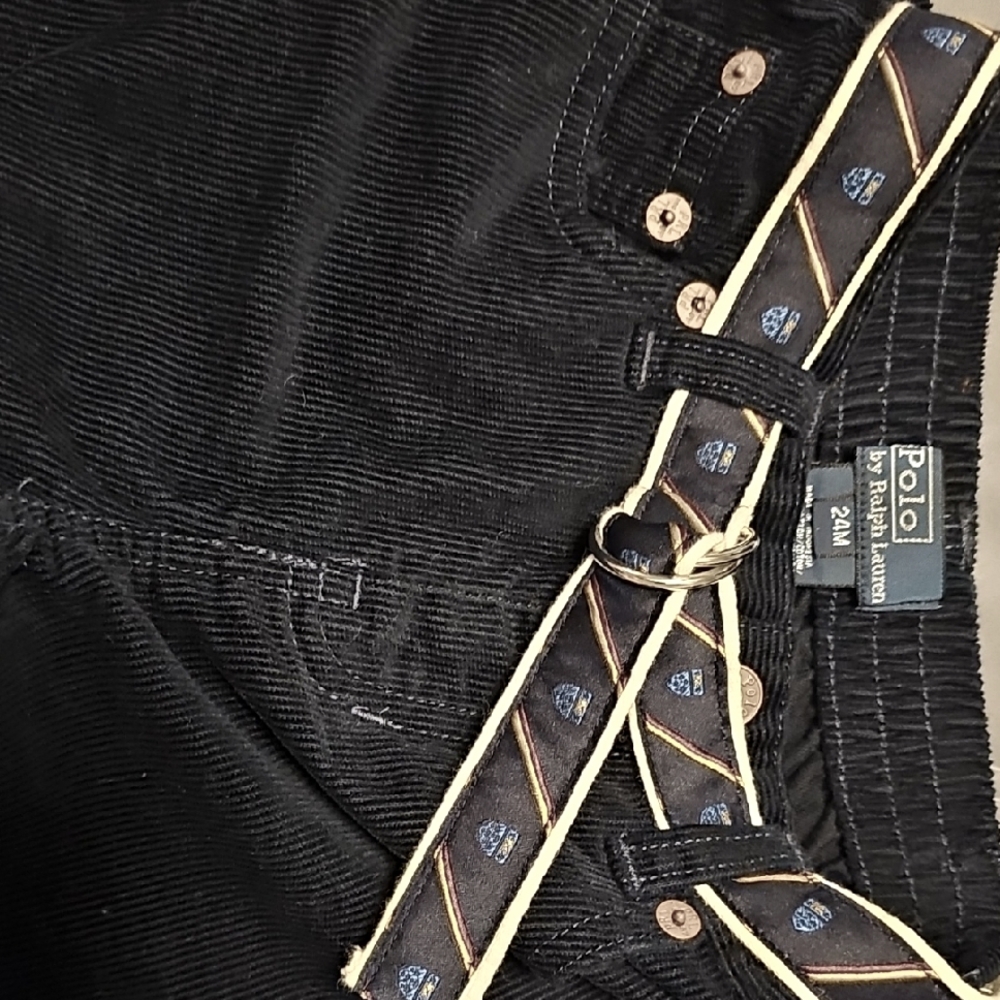 Polo RL New Corduroy Pants With Belt Sz 24 Months